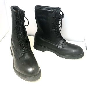 steel toe leather work Warm Winter insulated boots